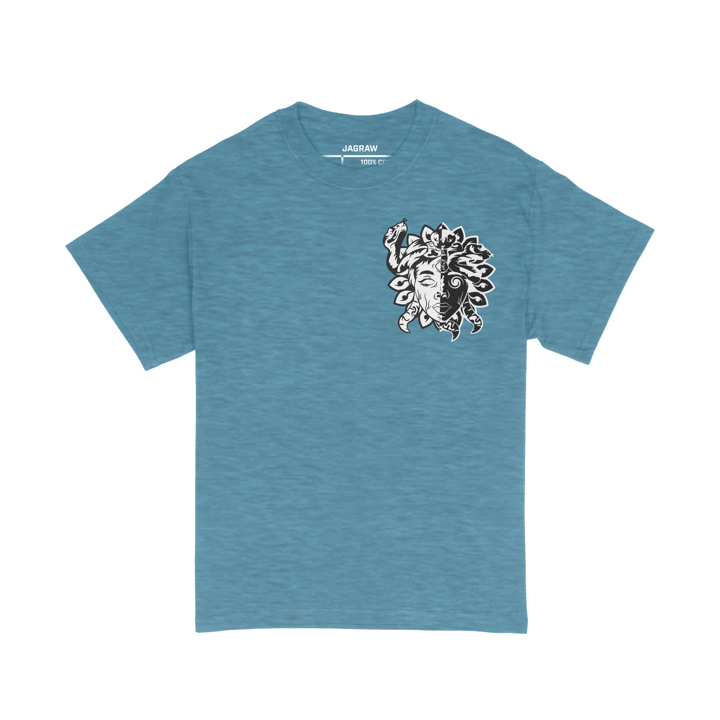 Medusa Head Lightweight T-shirt – Heather Turquoise