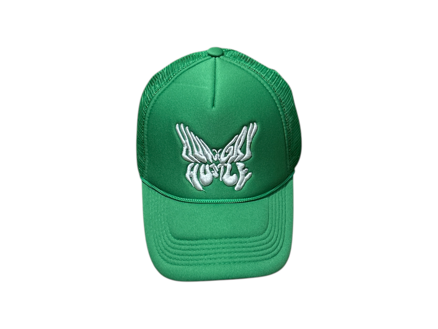 Hungry Hustle by JagRaw “Butterfly” Logo Cap- Kelly Green