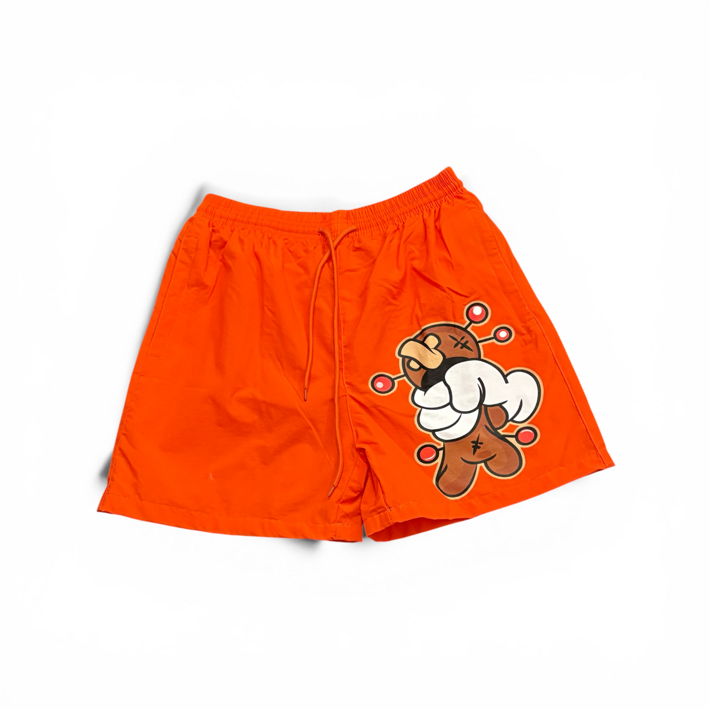 JagRaw “You Do VooDu?” Mesh Shorts- Safety Orange