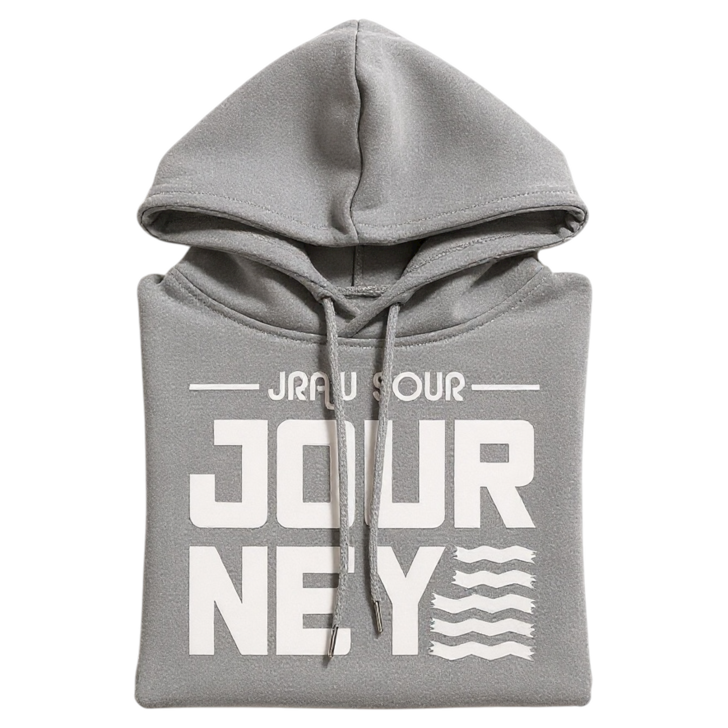 JagRaw “Jraw Your Journey” Logo Hoodie- Heather Gray