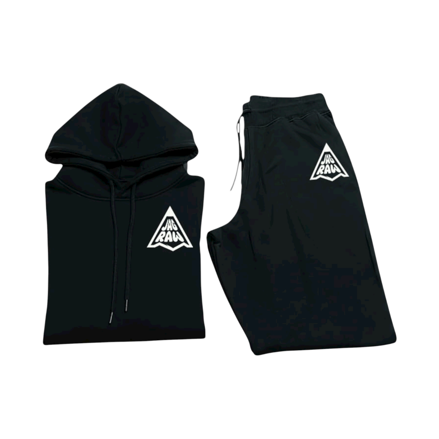JagRaw Logo Sweatsuit- Black