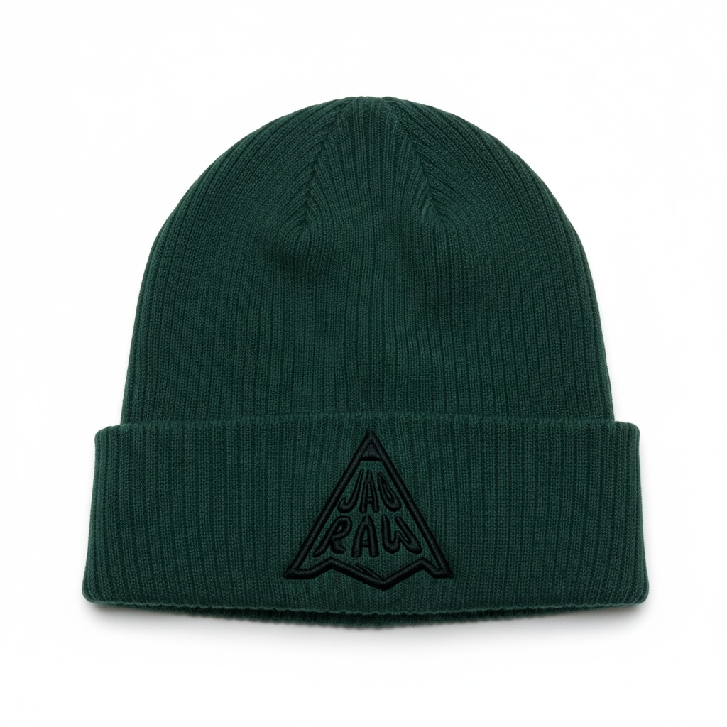 JagRaw Logo Beanie- Forest