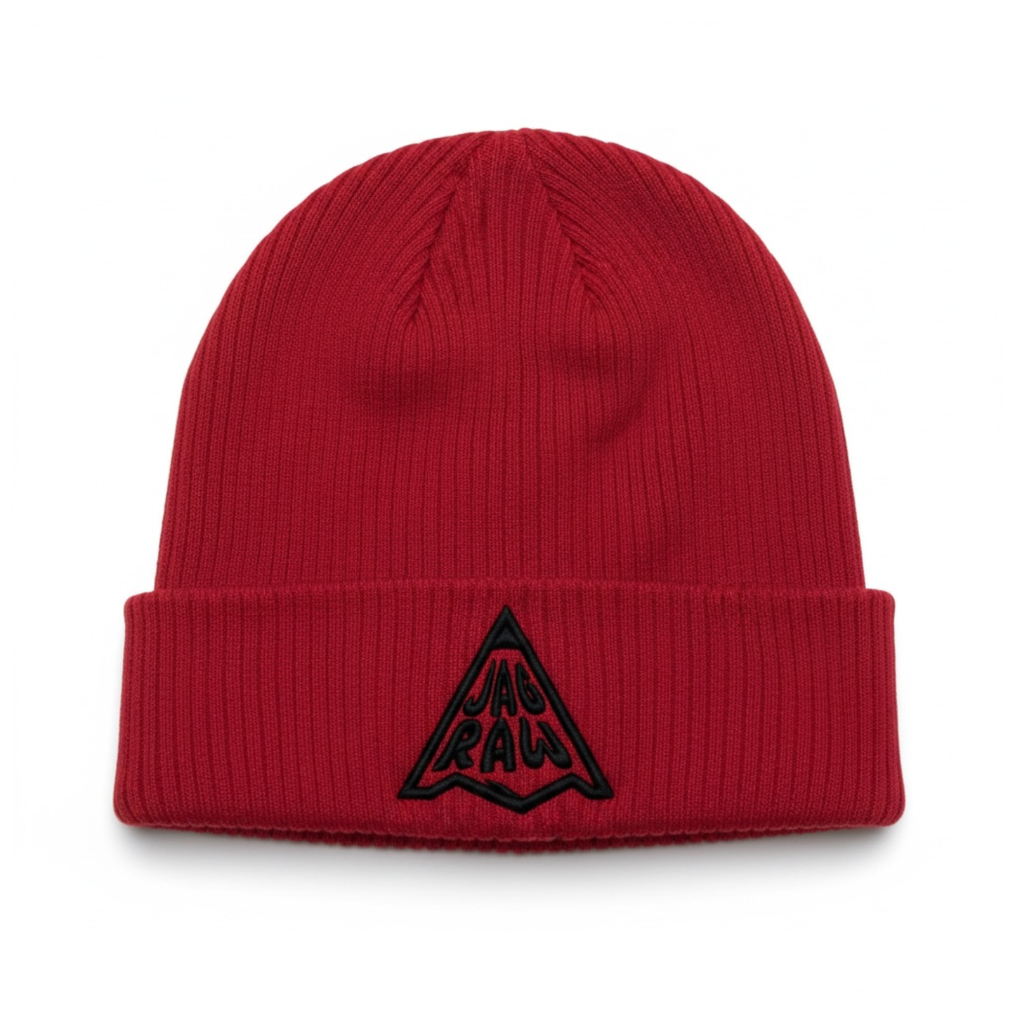JagRaw Pencil Logo Beanie- Red