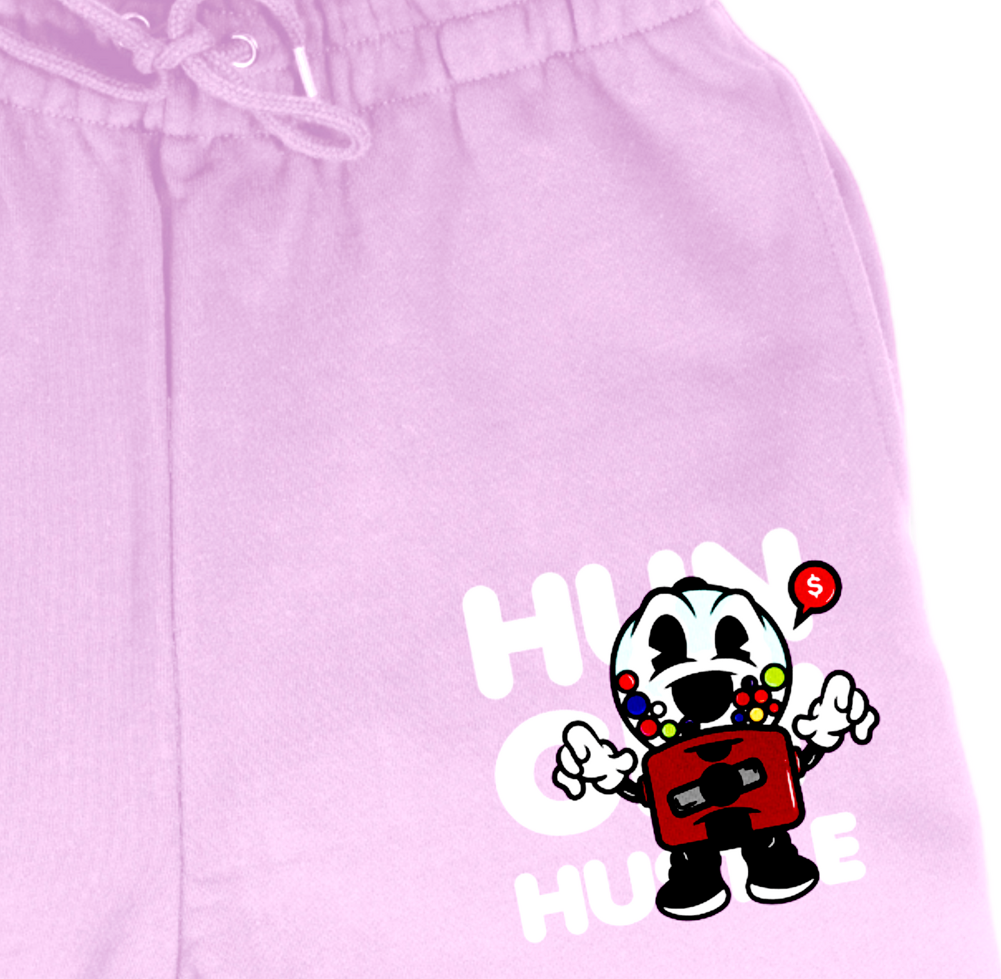 Hungry Hustle by JagRaw “Gum-Ball” Sweatpants- Pink