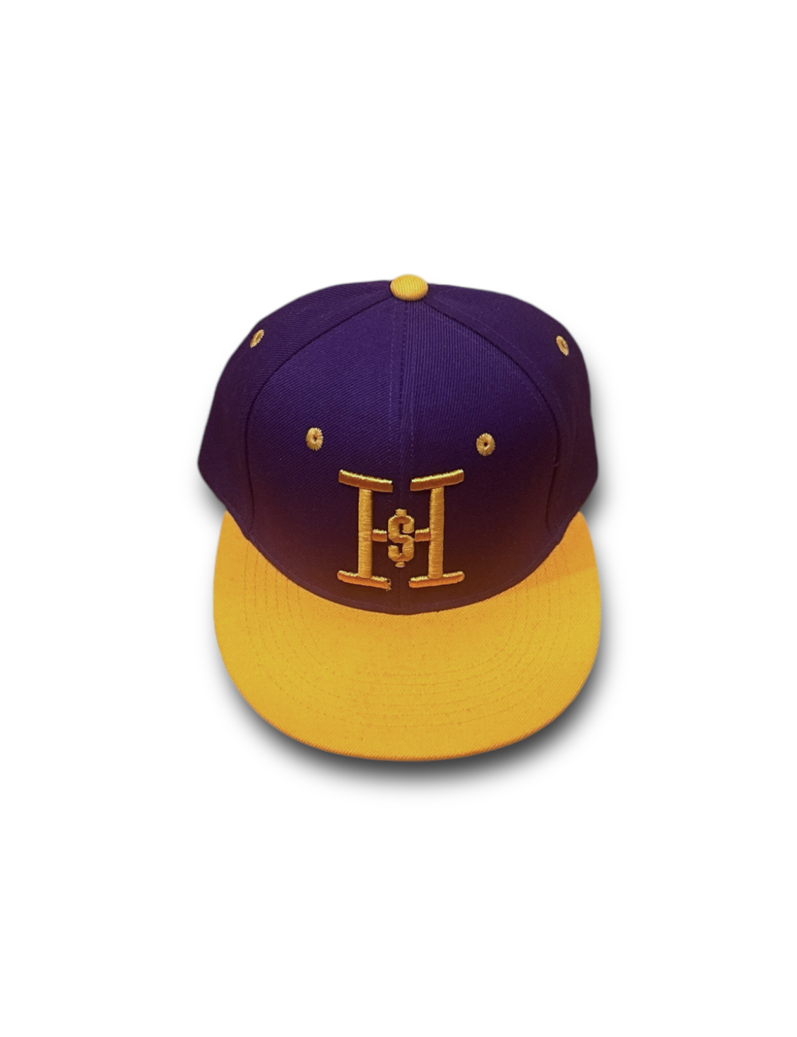 Hungry Hustle by JagRaw “Hourglass” Snapback- Purple/Yellow