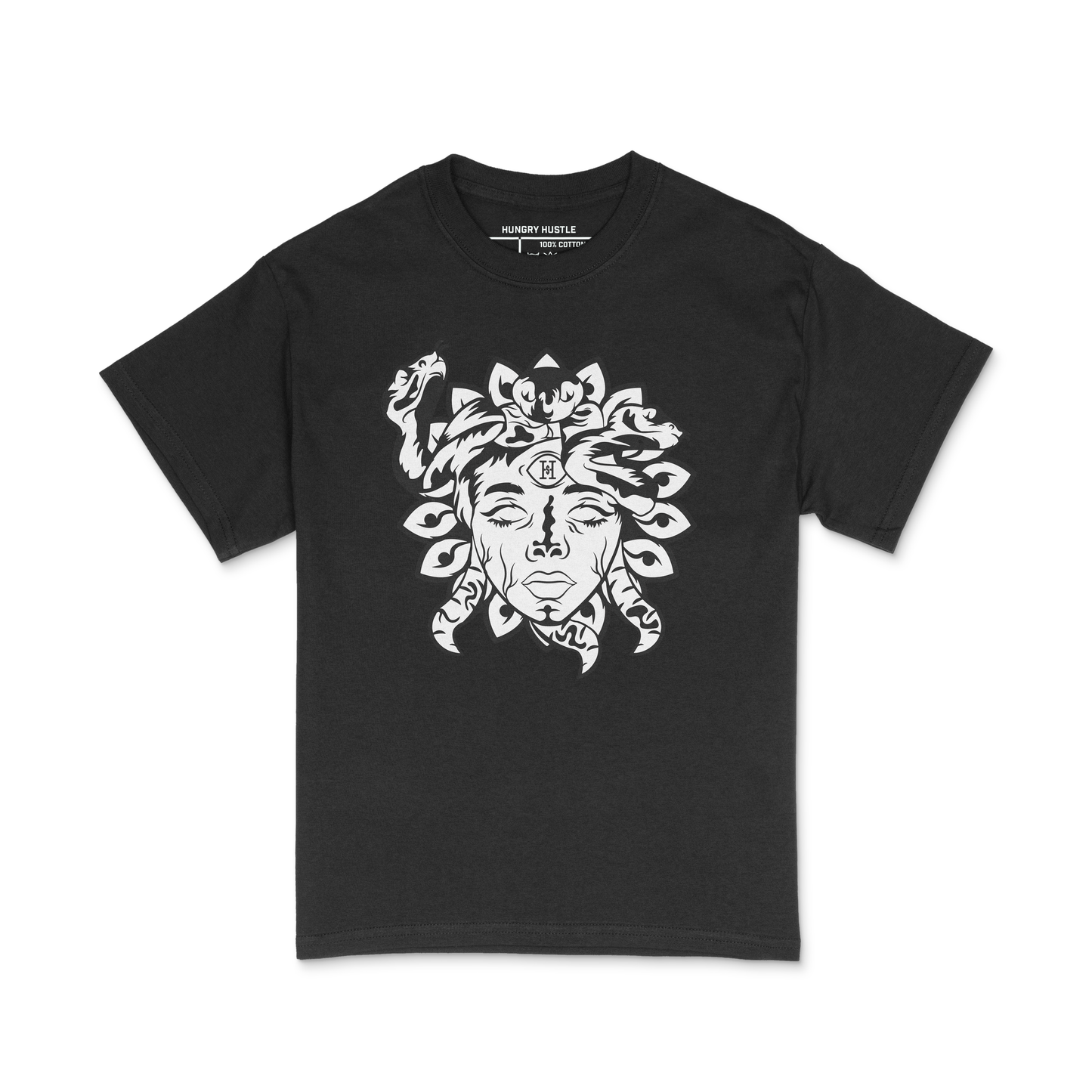 Hungry Hustle by JagRaw Medusa T-shirts