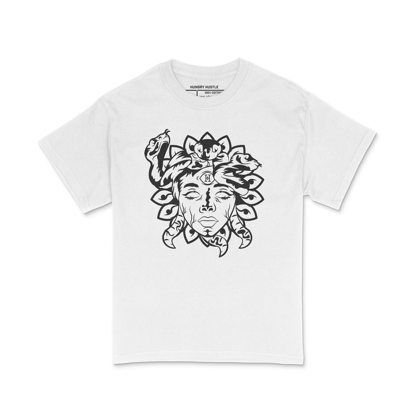 Hungry Hustle by JagRaw Medusa T-shirts