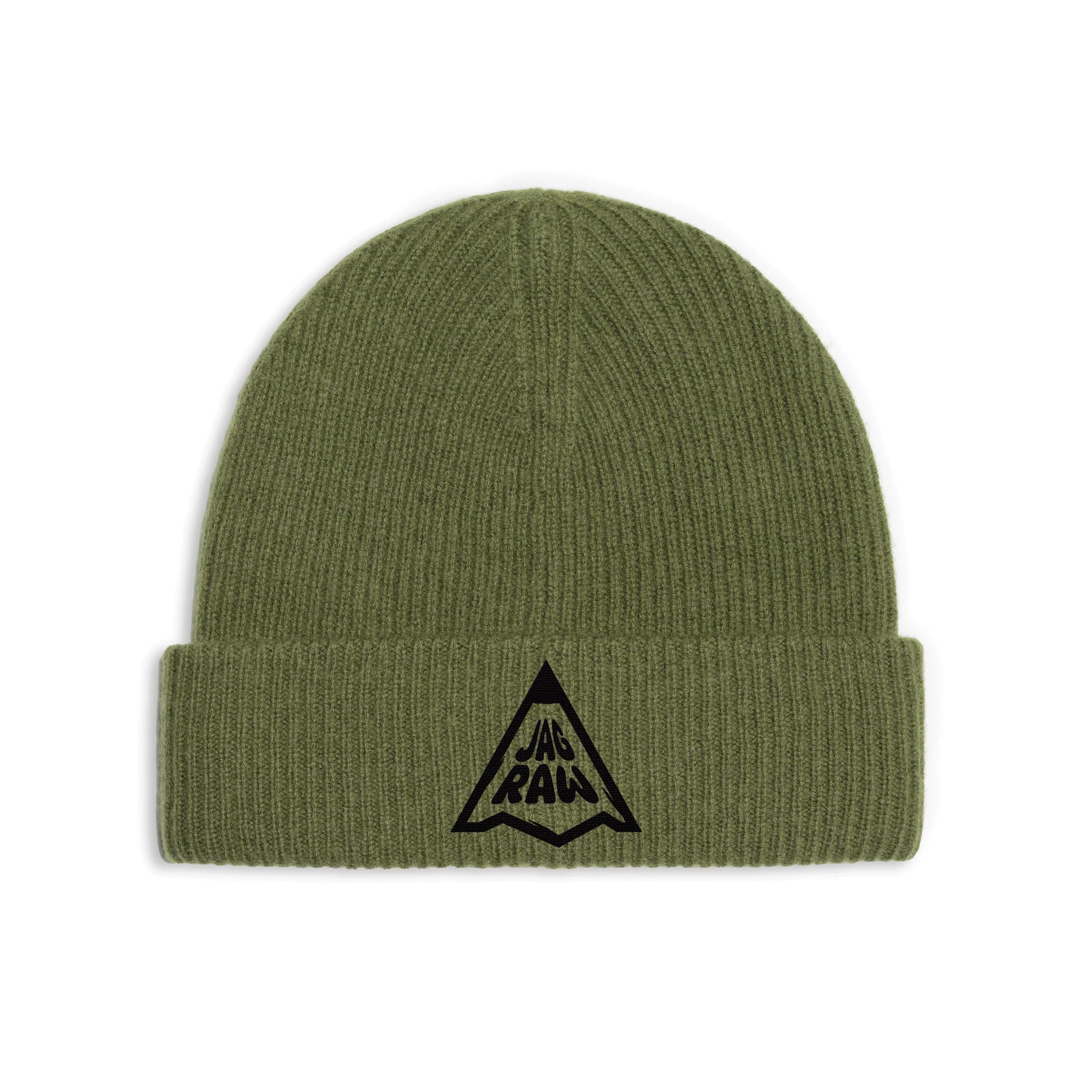 JagRaw Logo Beanie- Olive