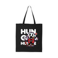 Hungry Hustle by JagRaw “Gumball” Tote- Black