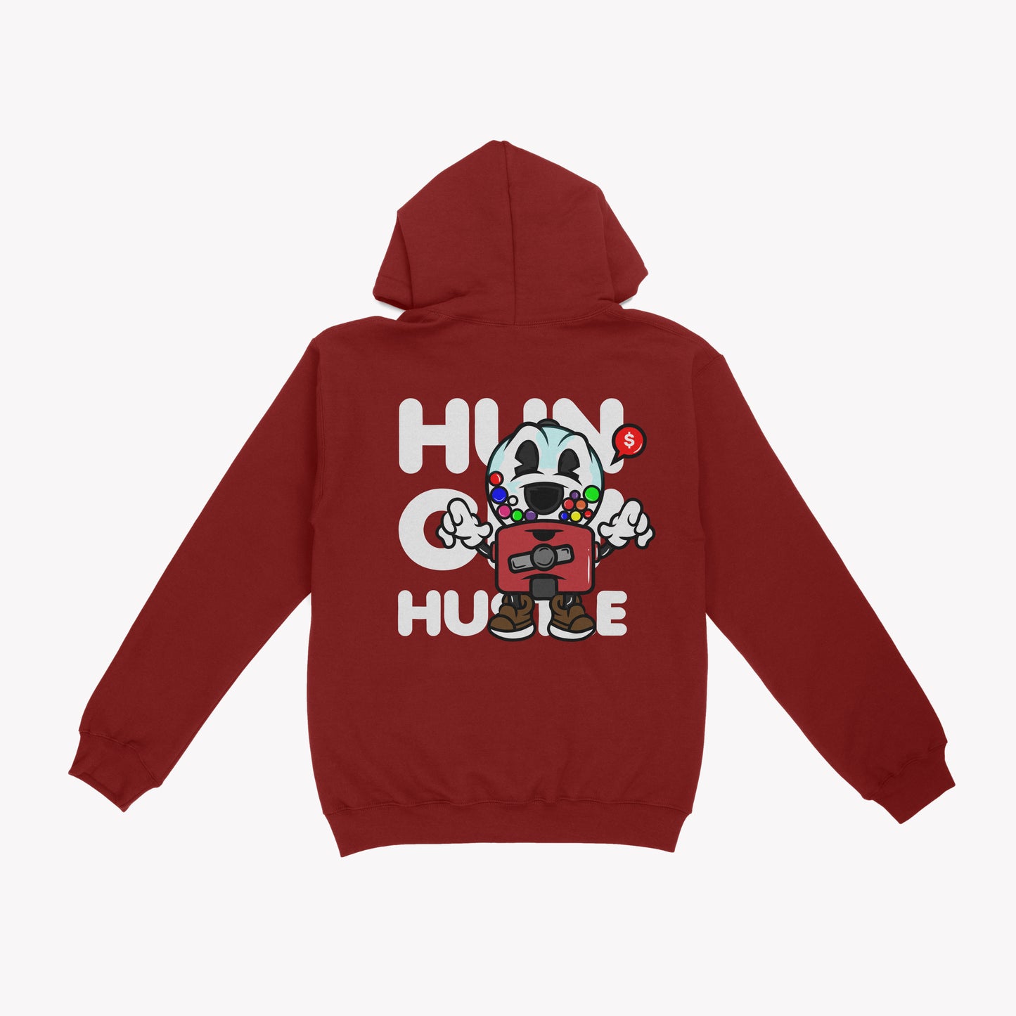 Hungry Hustle by JagRaw “Gum-Ball Machine” Hoodies