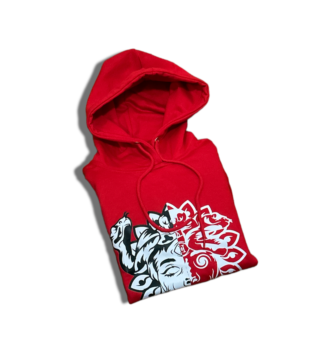 Hungry Hustle by JagRaw “Medusa” Hoodie- Red