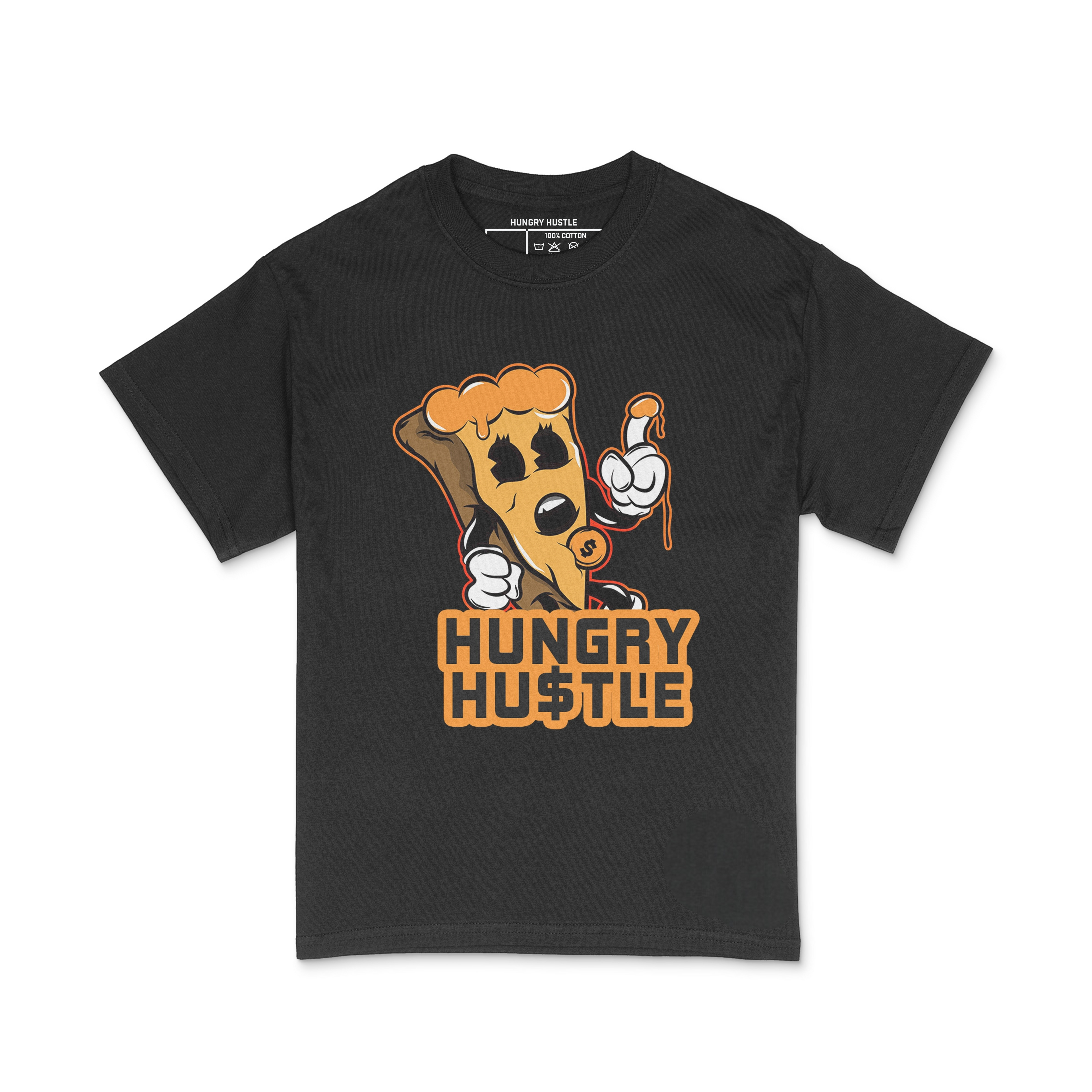 Hungry Hustle by JagRaw “Piece of Pie” T-Shirt- Black