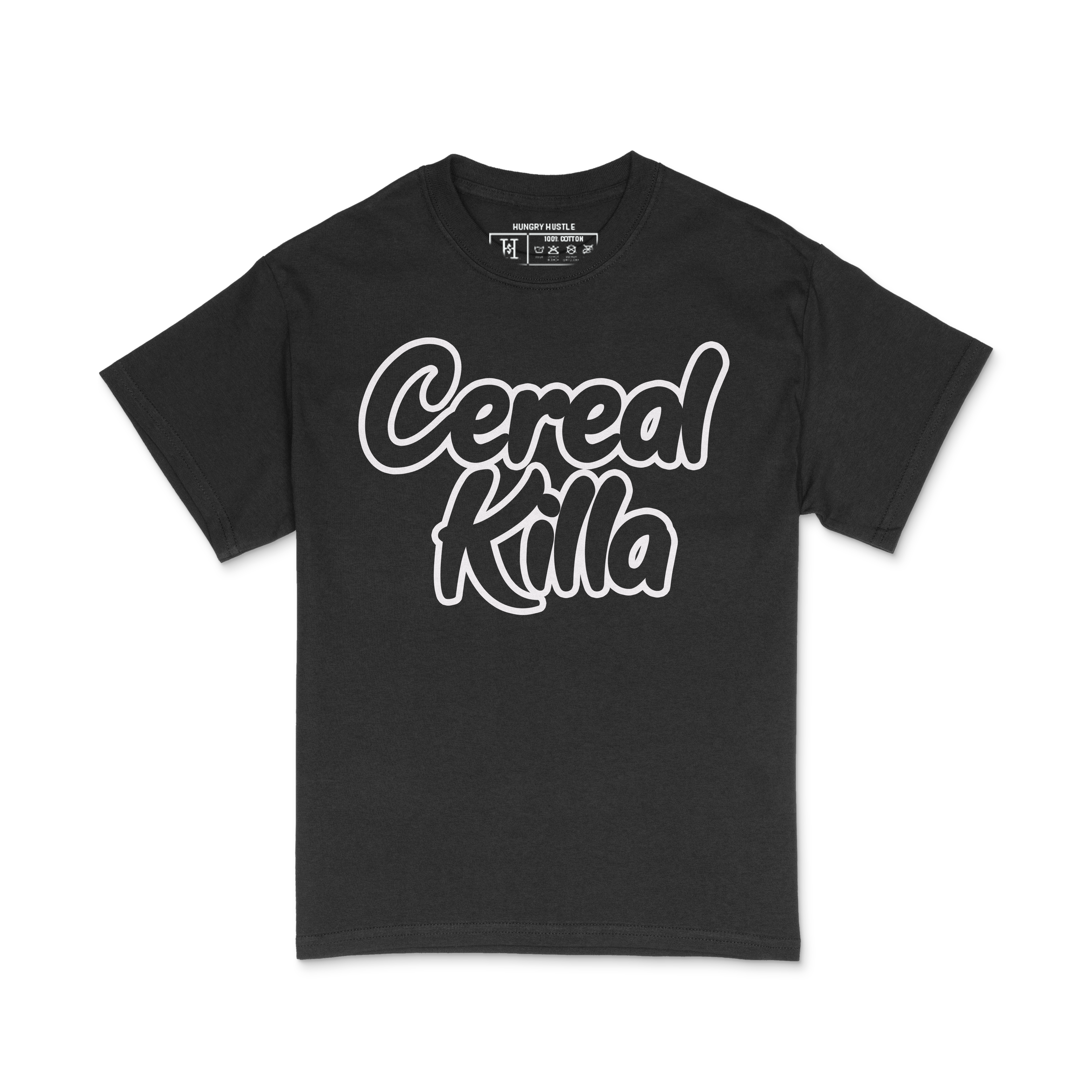 Hungry Hustle by JagRaw “Cereal Killa” T-Shirt- Black