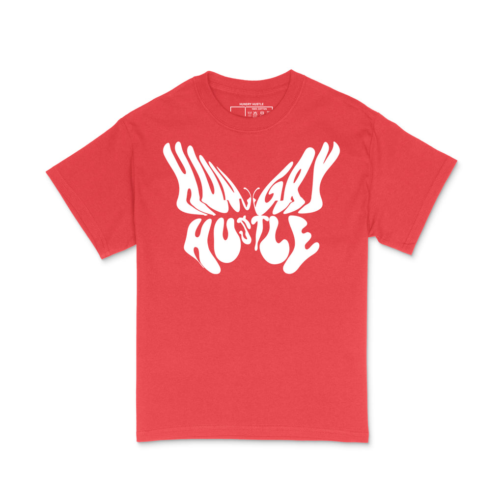 Hungry Hustle by JagRaw "Butterfly" T-shirts