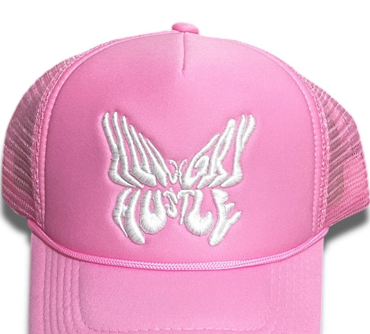 Hungry Hustle by JagRaw “Butterfly” Cap- Pink