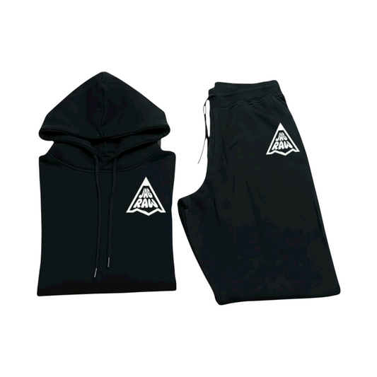 JagRaw Logo Sweatsuit- Black