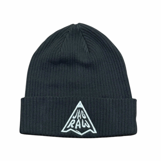 JagRaw Pencil Logo Beanie- Lead