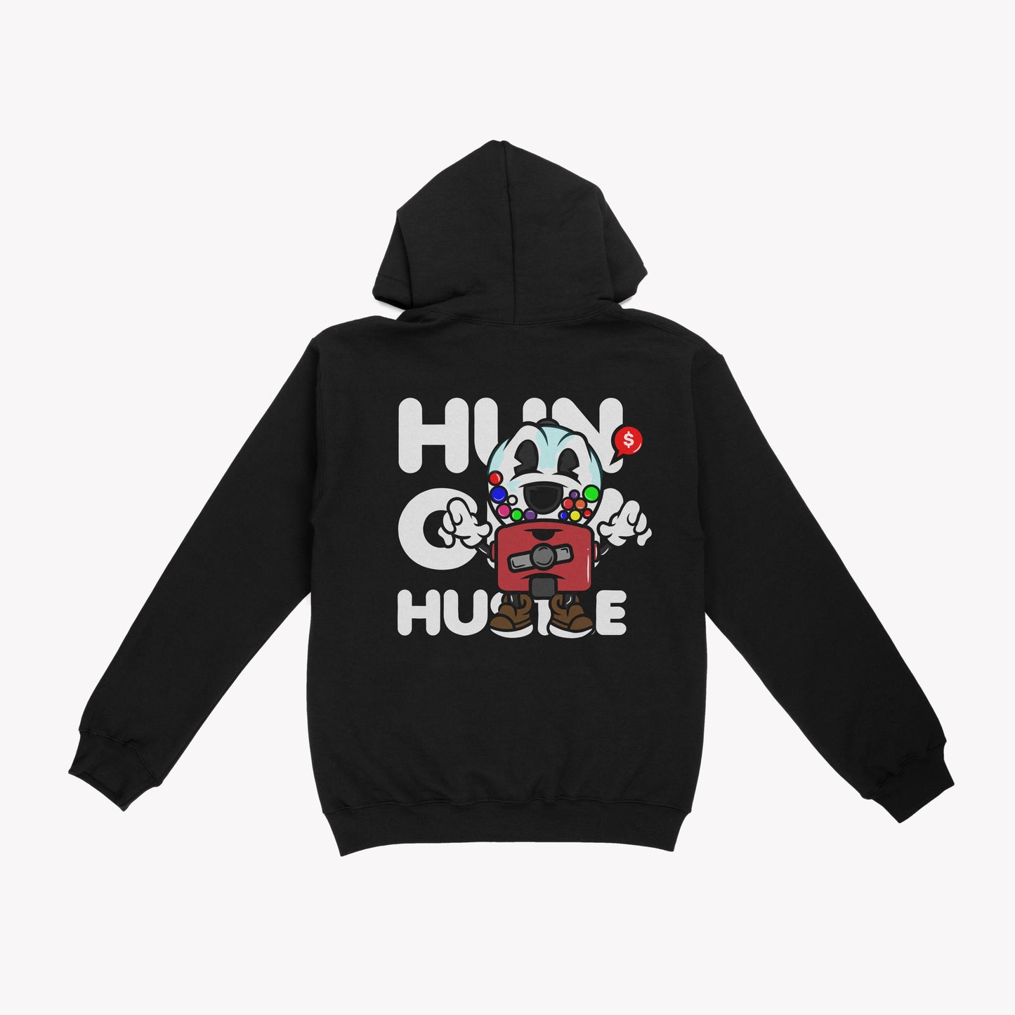 Hungry Hustle by JagRaw “Gum-Ball Machine” Hoodies