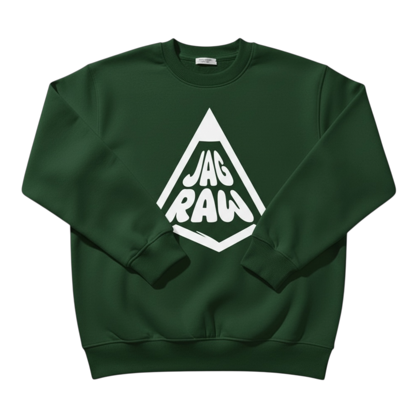 Pencil Logo Crewneck Sweatshirt- Forest Green