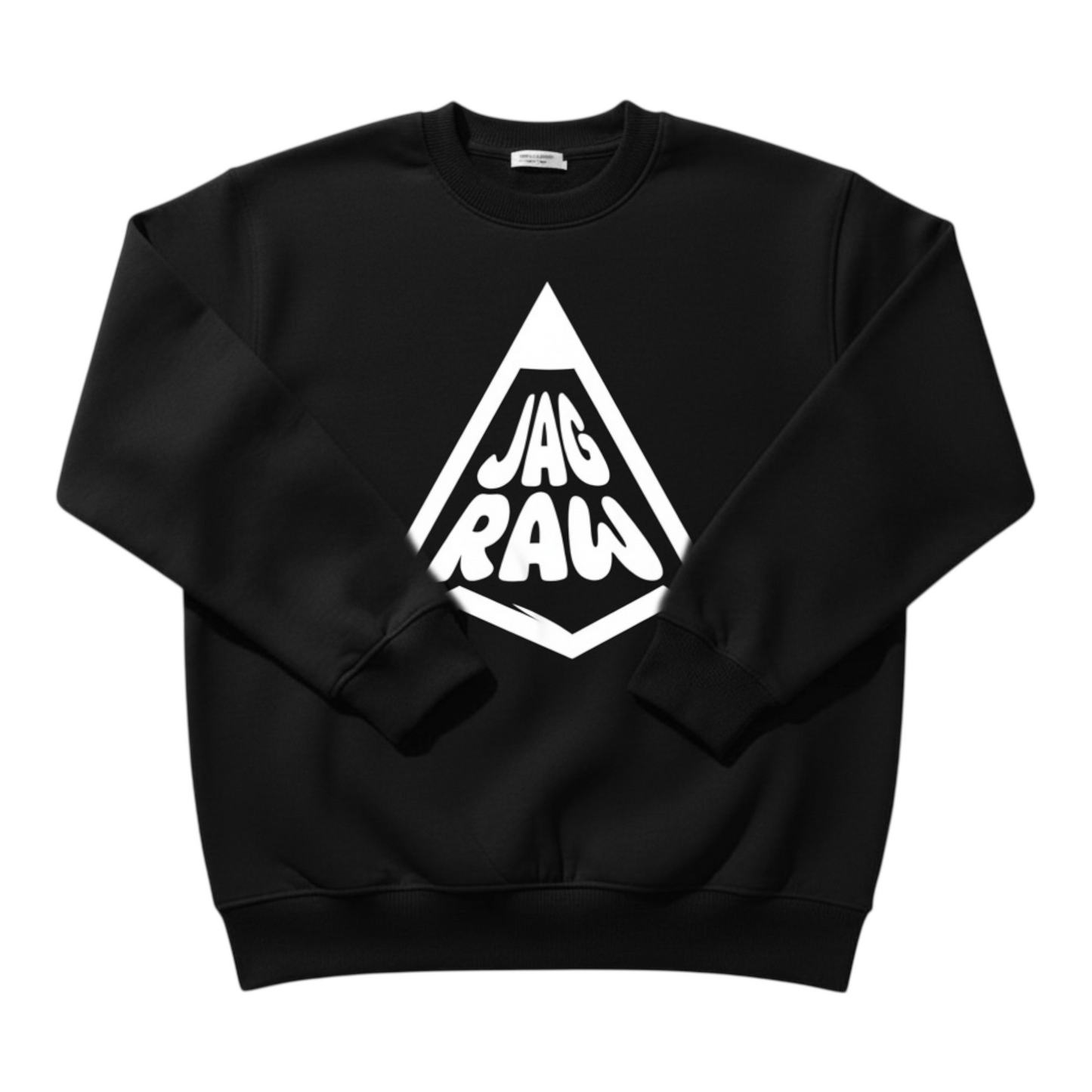 Pencil Logo Crewneck Sweatshirt- Black