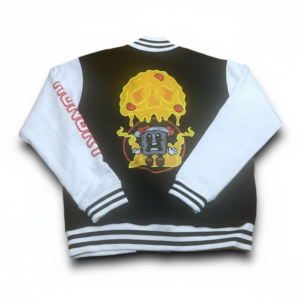 Hungry Hustle by JagRaw “The Condiments- Four Sauces” Varsity Jacket