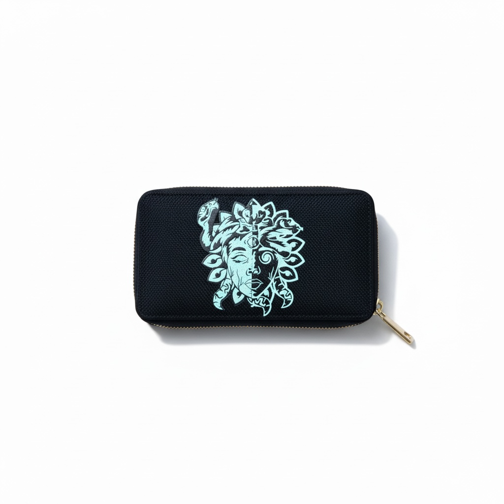 JagRaw “YingYang” Mini Wallet- Black