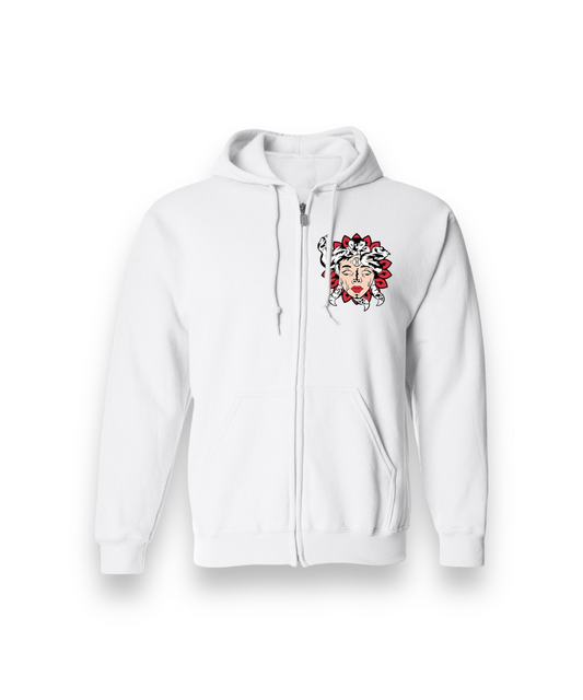 Hungry Hustle by JagRaw “Medusa” Zip-Up Hoodies