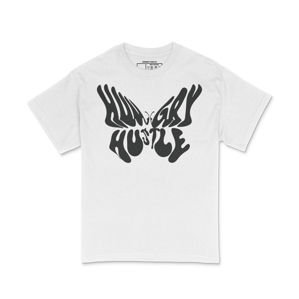 Hungry Hustle by JagRaw "Butterfly" T-shirts