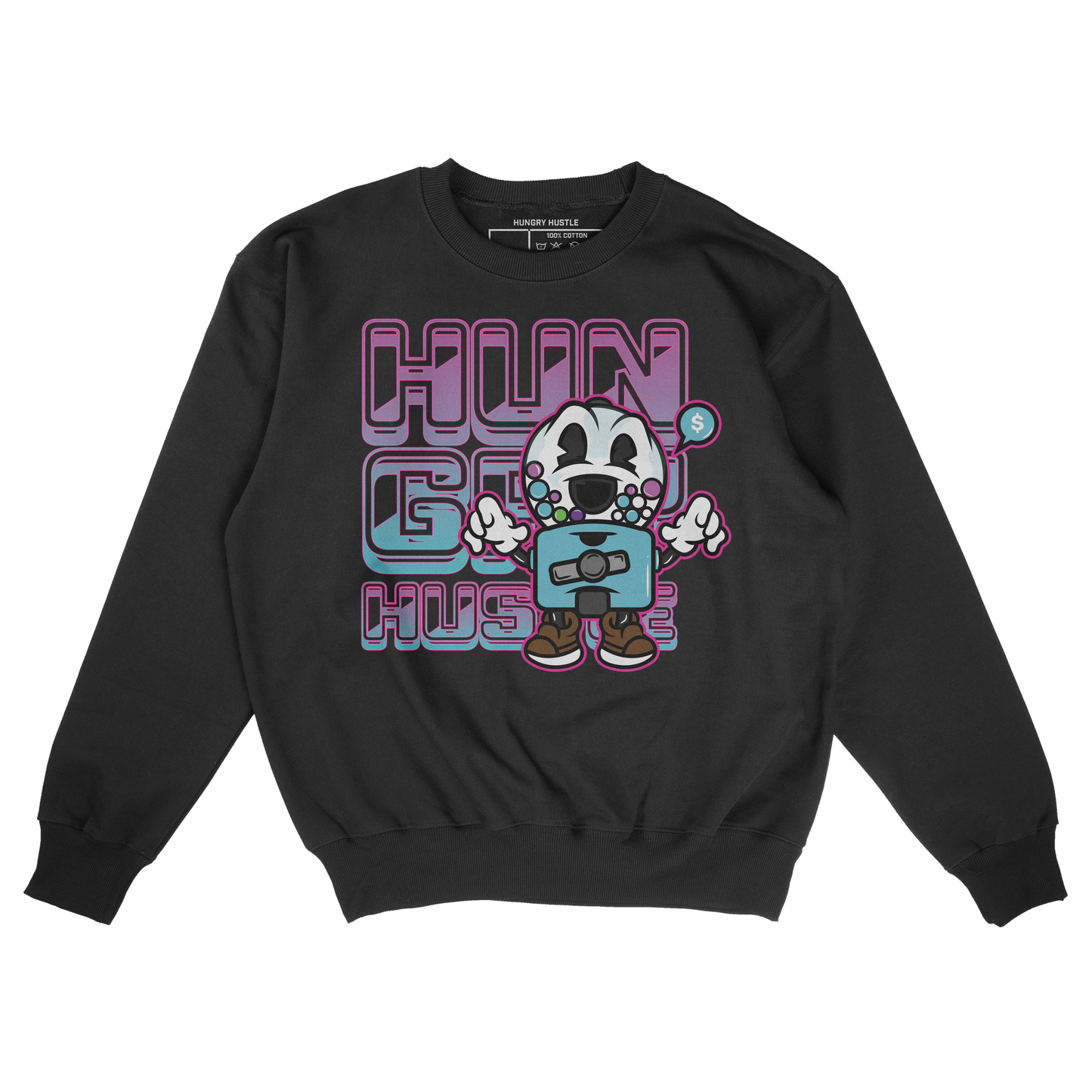 Hungry Hustle by JagRaw “Retro Gumball” Sweatshirt