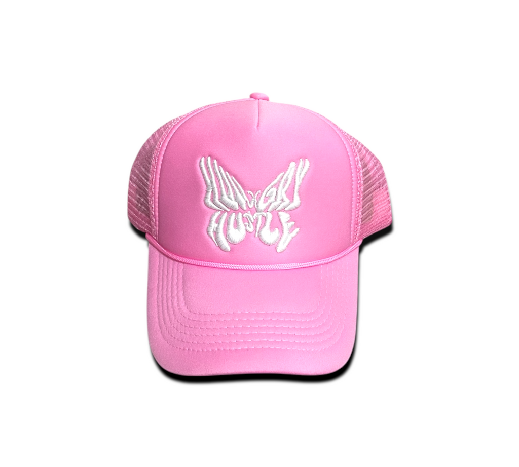 Hungry Hustle by JagRaw “Butterfly” Cap- Pink