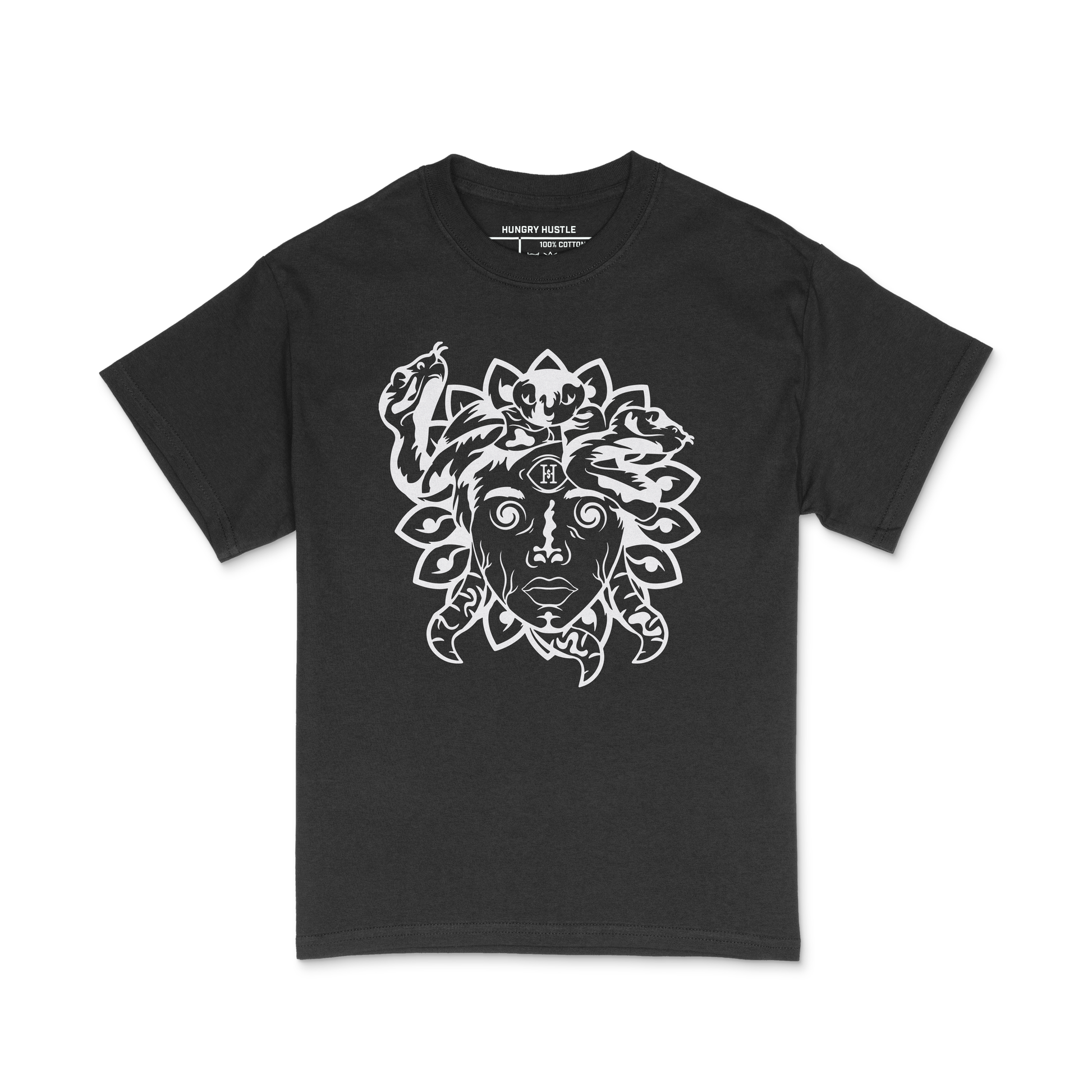 Hungry Hustle by JagRaw "Hypno Medusa" T-shirts