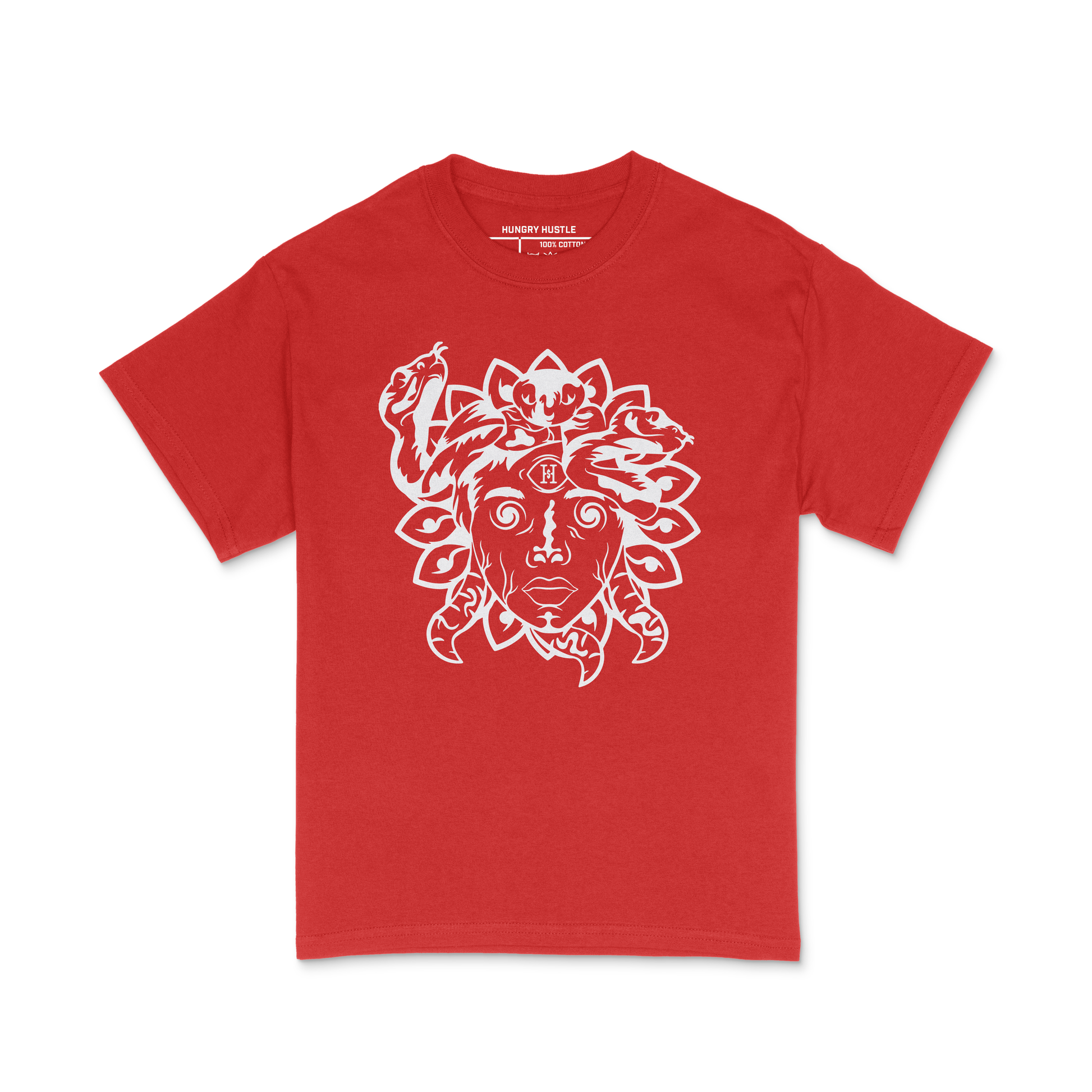 Hungry Hustle by JagRaw "Hypno Medusa" T-shirts