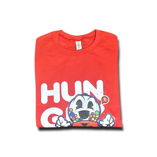 Hungry Hustle by JagRaw “Gumball Machine” Sweatshirt- Red