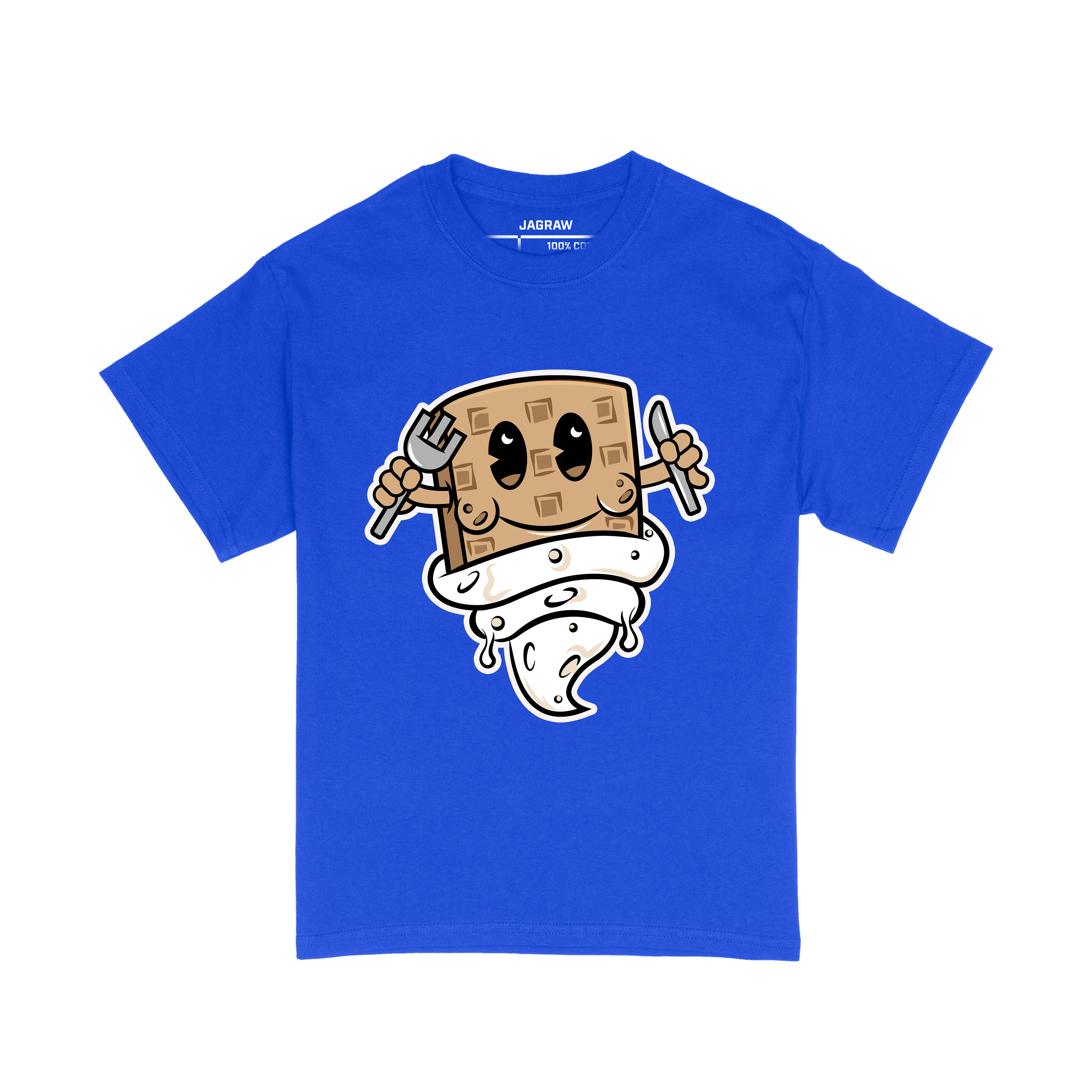 Hungry Hustle by JagRaw “Waffle Boy” T-Shirts